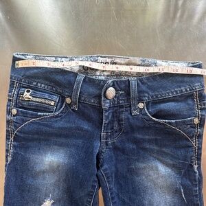 Guess jeans- daredevil low rise size 24